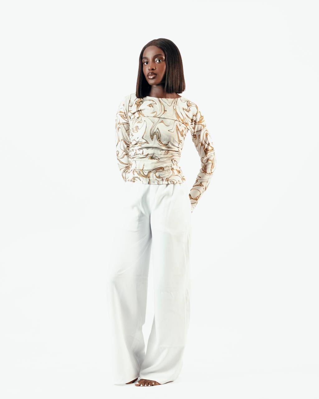 Dyed Compass Top and Pants Set